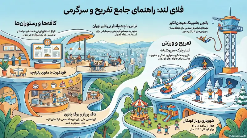 امکانات رفاهی فلای لند